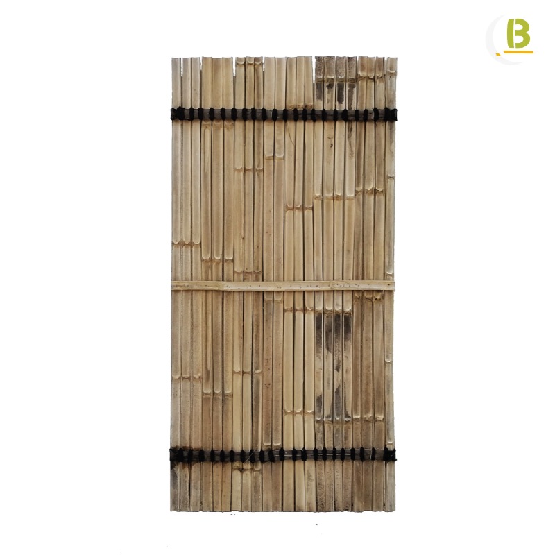 Panel de Listones de Bambú - Black