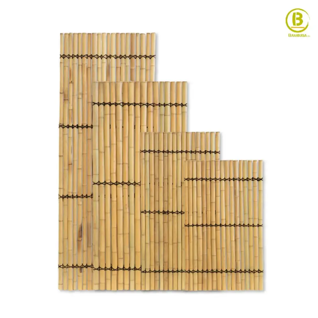 Moso half-round fence panel