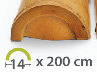 Moso Bamboo half pole - 13-15-cm-en - 200m-en
