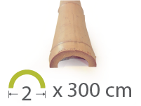 Media caña bambú Tonkin - 2-3-cm - 300m