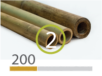 Bitter bamboo poles - 2-3-cm-en - 200m-en